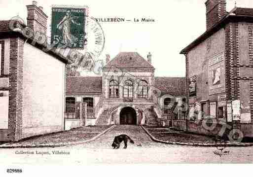 Ville de VILLEBEON, carte postale ancienne