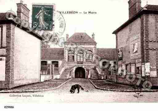Ville de VILLEBEON, carte postale ancienne Ville de VILLEBEON, carte postale ancienne