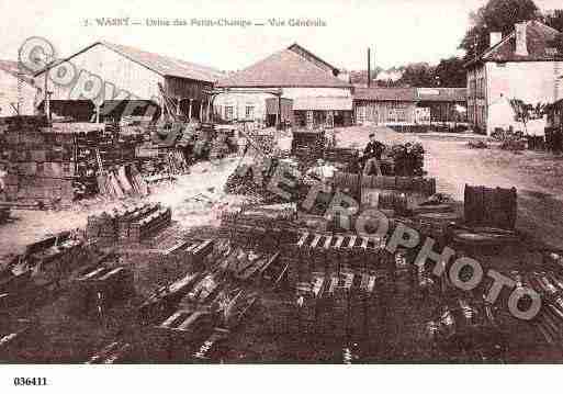 Ville de WASSY, carte postale ancienne