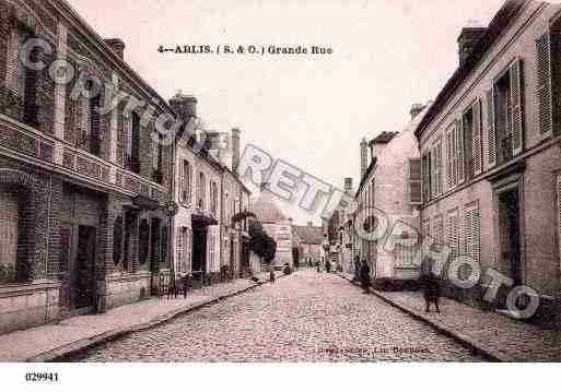 Ville de ABLIS, carte postale ancienne