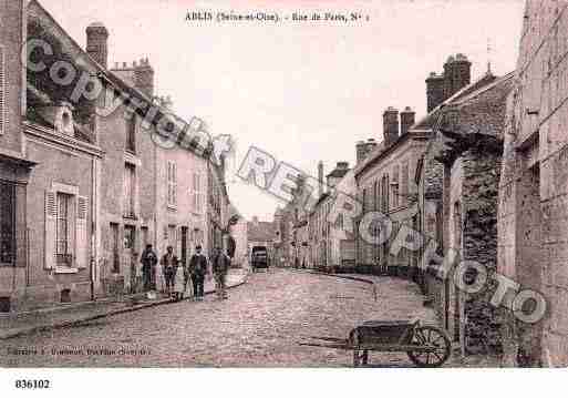 Ville de ABLIS, carte postale ancienne Ville de ABLIS, carte postale ancienne