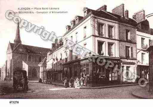 Ville de ALENCON, carte postale ancienne