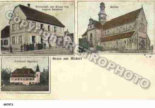 Ville de ALTORF, carte postale ancienne