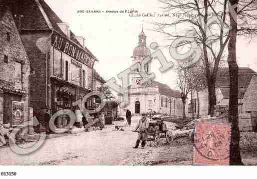 Ville de ARCETSENANS, carte postale ancienne