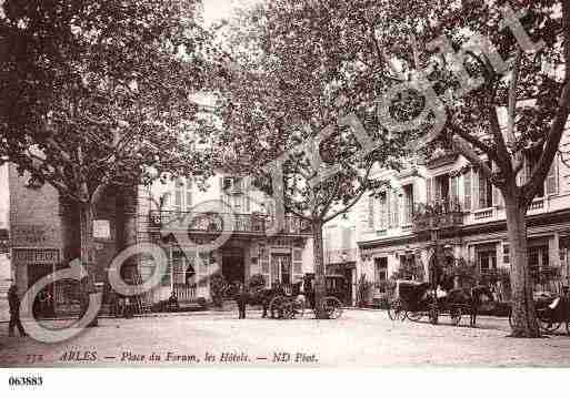 Ville de ARLES, carte postale ancienne