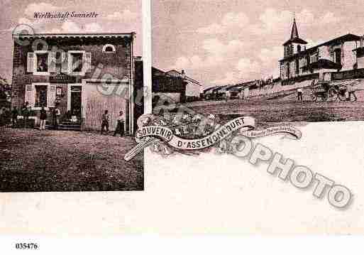Ville de ASSENONCOURT, carte postale ancienne