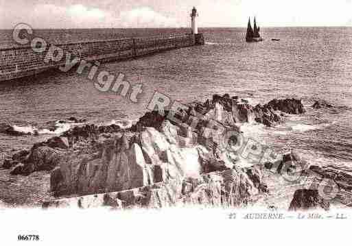 Ville de AUDIERNE, carte postale ancienne