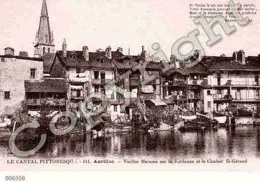 Ville de AURILLAC, carte postale ancienne