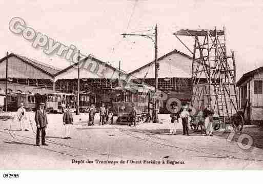 Ville de BAGNEUX, carte postale ancienne