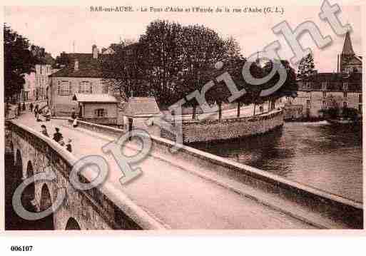 Ville de BARSURAUBE, carte postale ancienne