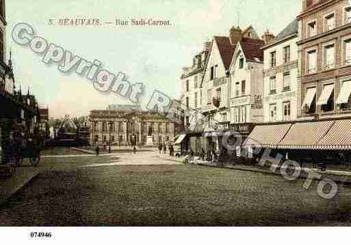 Ville de BEAUVAIS, carte postale ancienne