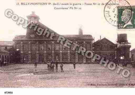 Ville de BILLYMONTIGNY, carte postale ancienne