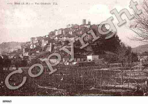 Ville de BIOT, carte postale ancienne