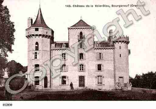 Ville de BOURGANEUF, carte postale ancienne