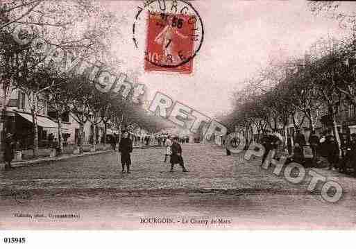 Ville de BOURGOINJALLIEU, carte postale ancienne