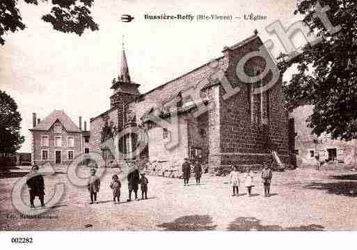 Ville de BUSSIEREBOFFY, carte postale ancienne