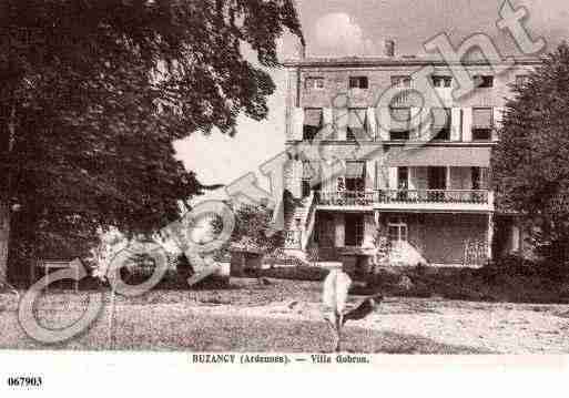 Ville de BUZANCY, carte postale ancienne