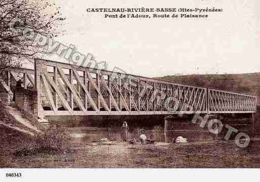 Ville de CASTELNAURIVIEREBASSE, carte postale ancienne