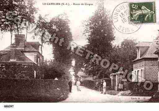 Ville de CATELIER(LE), carte postale ancienne