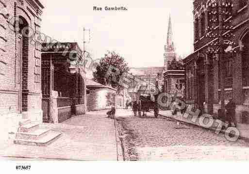 Ville de CAUDRY, carte postale ancienne