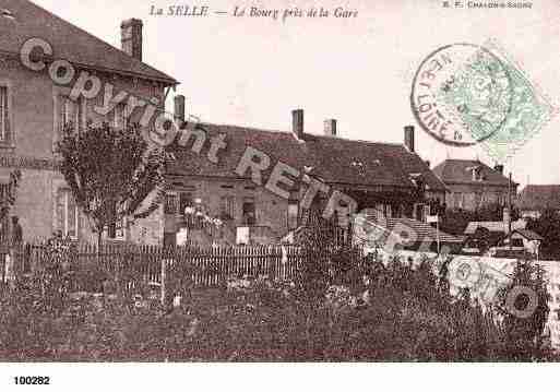 Ville de CELLEENMORVAN(LA), carte postale ancienne