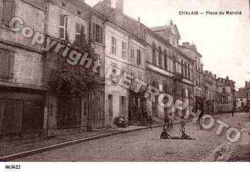 Ville de CHALAIS, carte postale ancienne