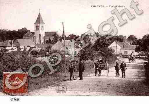 Ville de CHARMEIL, carte postale ancienne