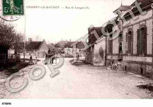 Ville de CHARNYLEBACHOT, carte postale ancienne