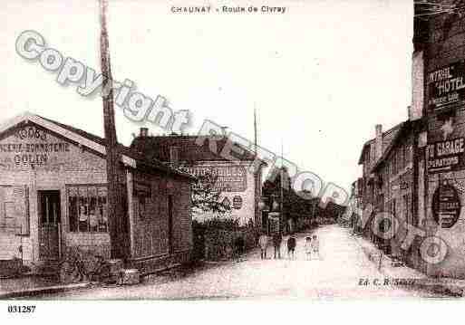 Ville de CHAUNAY, carte postale ancienne