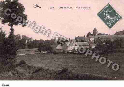 Ville de CHEVENON, carte postale ancienne