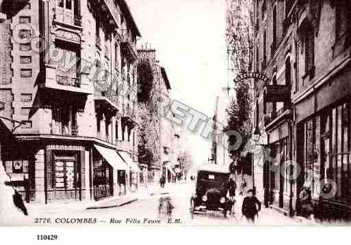 Ville de COLOMBES, carte postale ancienne