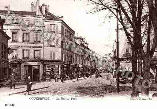 Ville de COURBEVOIE, carte postale ancienne