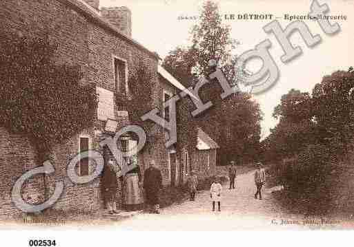 Ville de DETROIT(LE), carte postale ancienne