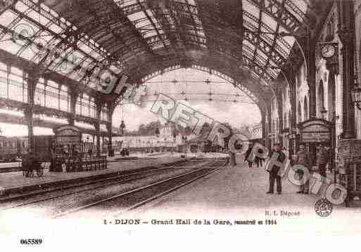 Ville de DIJON, carte postale ancienne
