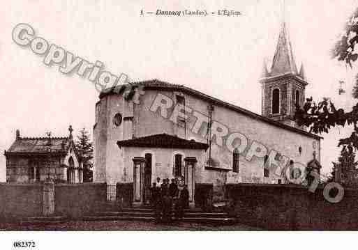 Ville de DONZACQ, carte postale ancienne