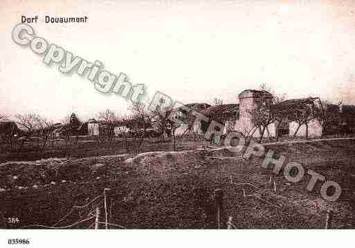 Ville de DOUAUMONT, carte postale ancienne