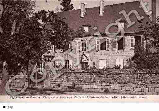 Ville de EGLETONS, carte postale ancienne