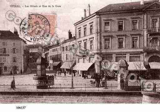 Ville de EPINAL, carte postale ancienne