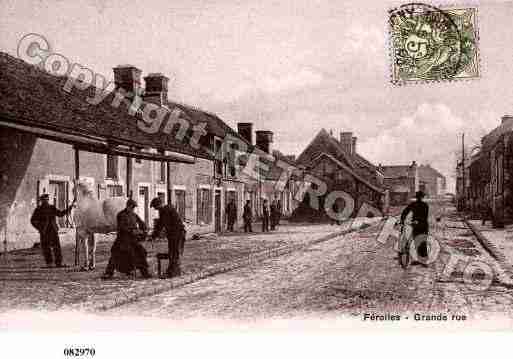 Ville de FEROLLES, carte postale ancienne