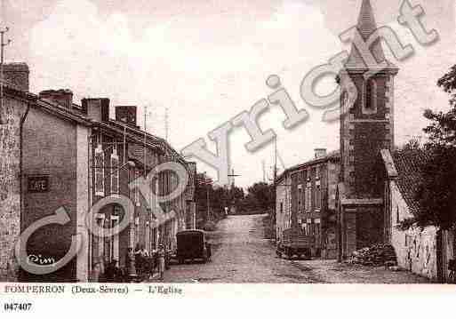 Ville de FOMPERRON, carte postale ancienne