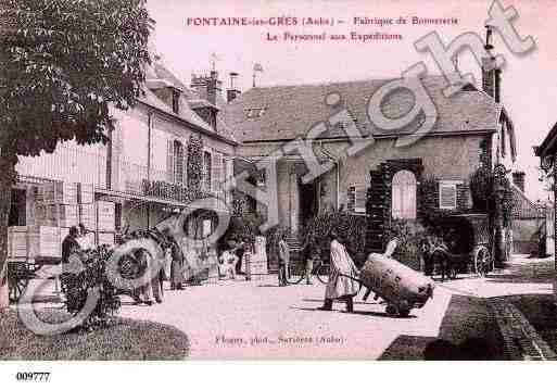 Ville de FONTAINELESGRES, carte postale ancienne