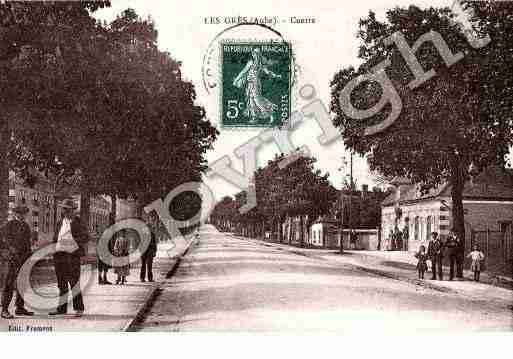 Ville de FONTAINELESGRES, carte postale ancienne