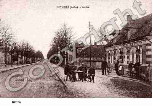 Ville de FONTAINELESGRES, carte postale ancienne