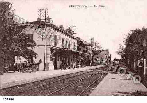 Ville de FREJUS, carte postale ancienne