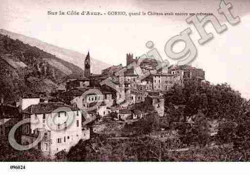 Ville de GORBIO, carte postale ancienne