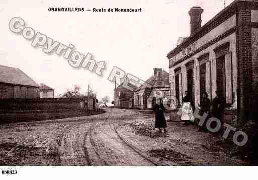 Ville de GRANDVILLIERS, carte postale ancienne