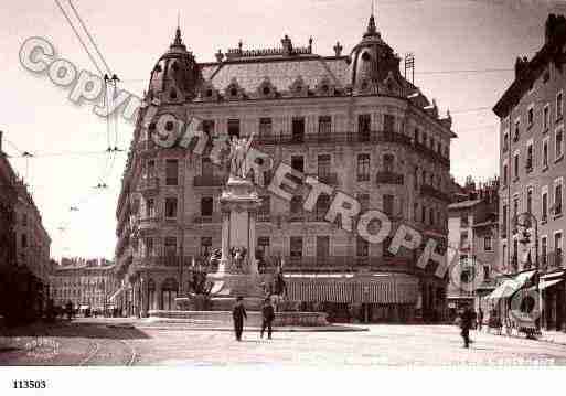 Ville de GRENOBLE, carte postale ancienne