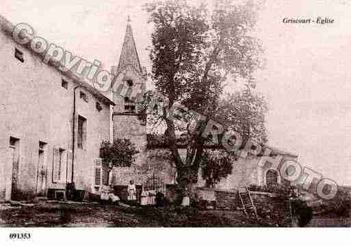 Ville de GRISCOURT, carte postale ancienne