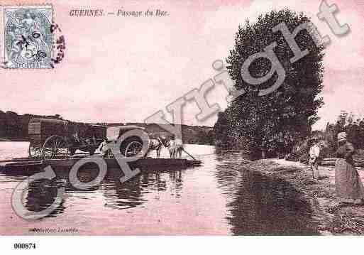 Ville de GUERNES, carte postale ancienne