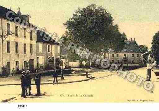 Ville de GY, carte postale ancienne